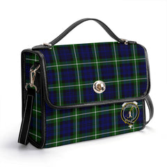 Lammie Tartan Crest Satchel Bag