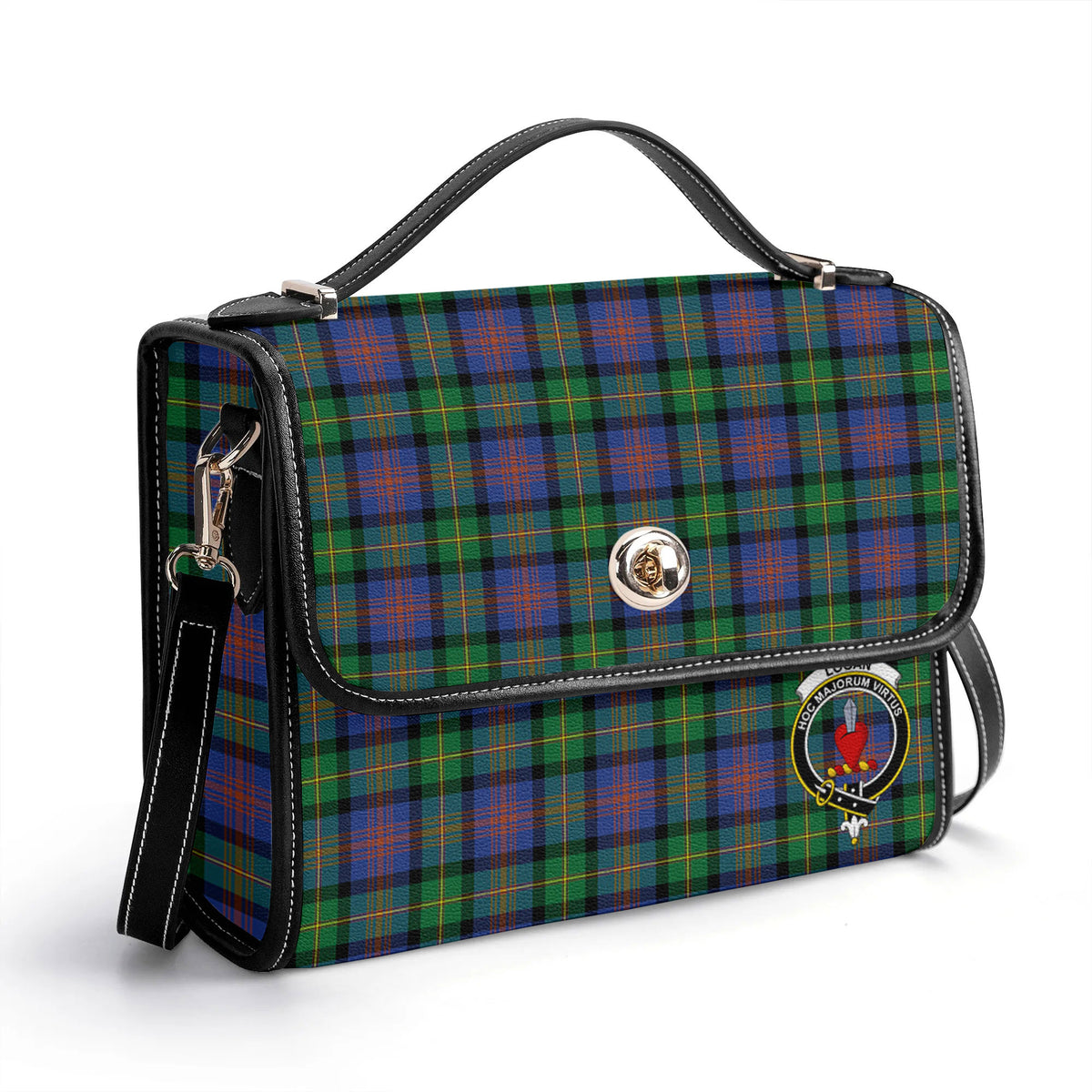 Logan Ancient Tartan Crest Satchel Bag