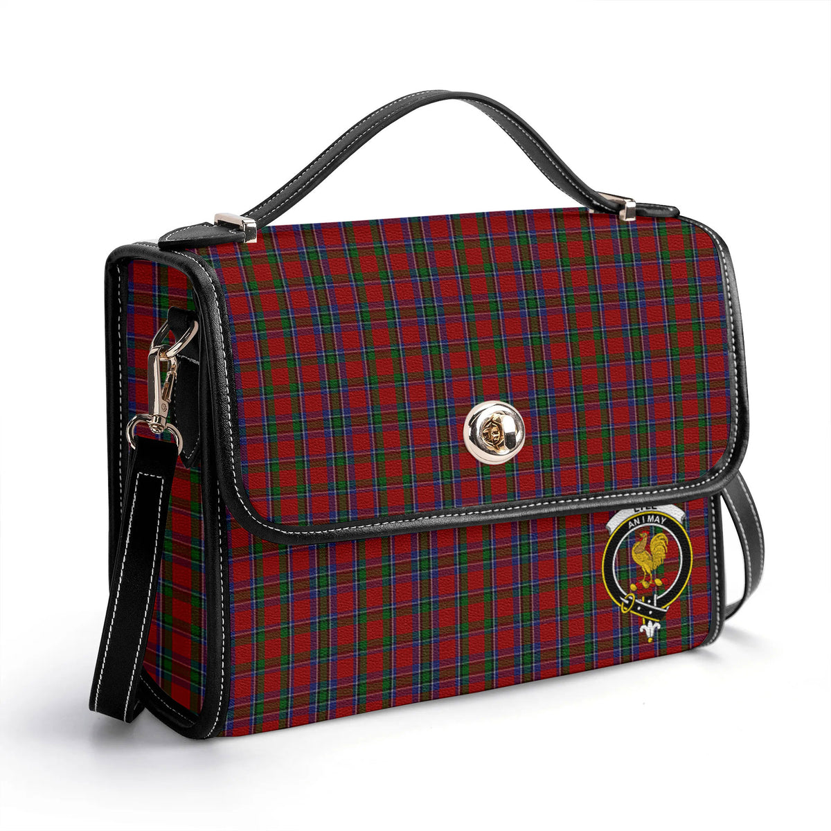 Lyle Tartan Crest Satchel Bag