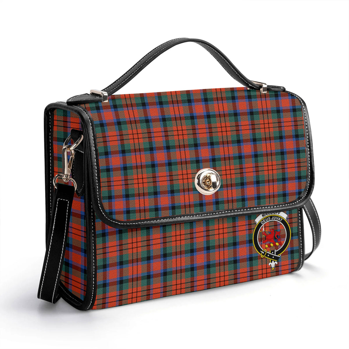 MacDuff Ancient Tartan Crest Satchel Bag