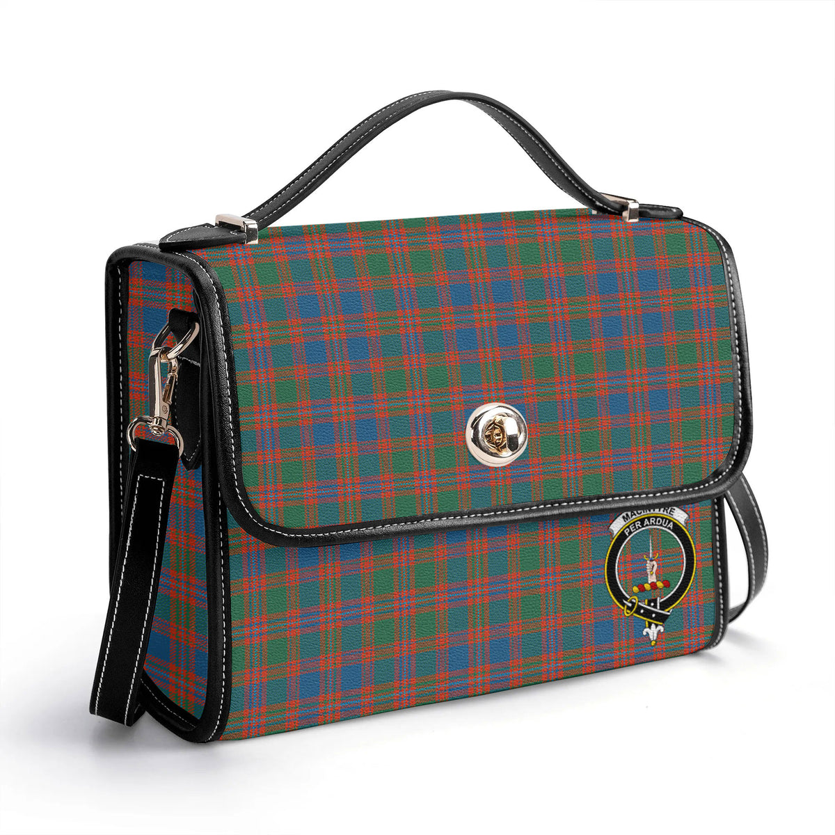 MacIntyre Ancient Tartan Crest Satchel Bag