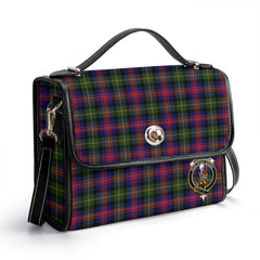 MacLennan Modern Tartan Crest Satchel Bag