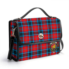 MacTavish Modern Tartan Crest Satchel Bag