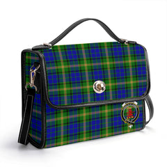 Maitland Tartan Crest Satchel Bag