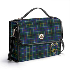 McInnes Modern Tartan Crest Satchel Bag