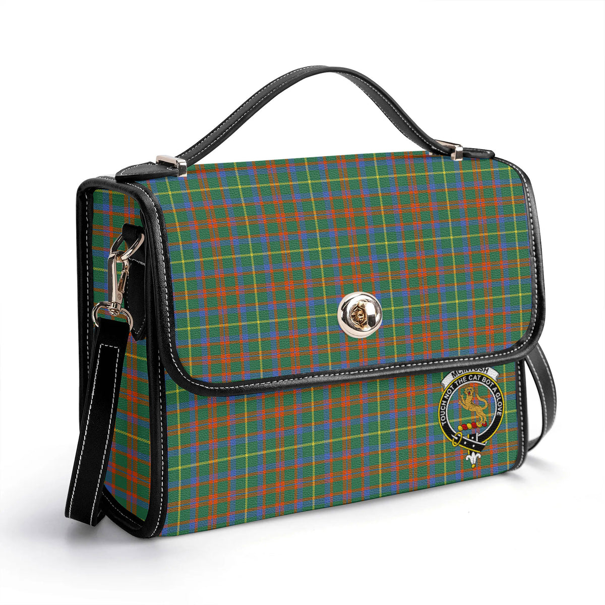 McIntosh Hunting Ancient Tartan Crest Satchel Bag