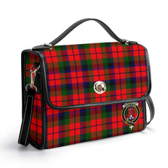 McNaughten Tartan Crest Satchel Bag