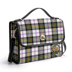 McPherson Dress Modern Tartan Crest Satchel Bag