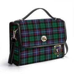 Mitchell Modern Tartan Crest Satchel Bag