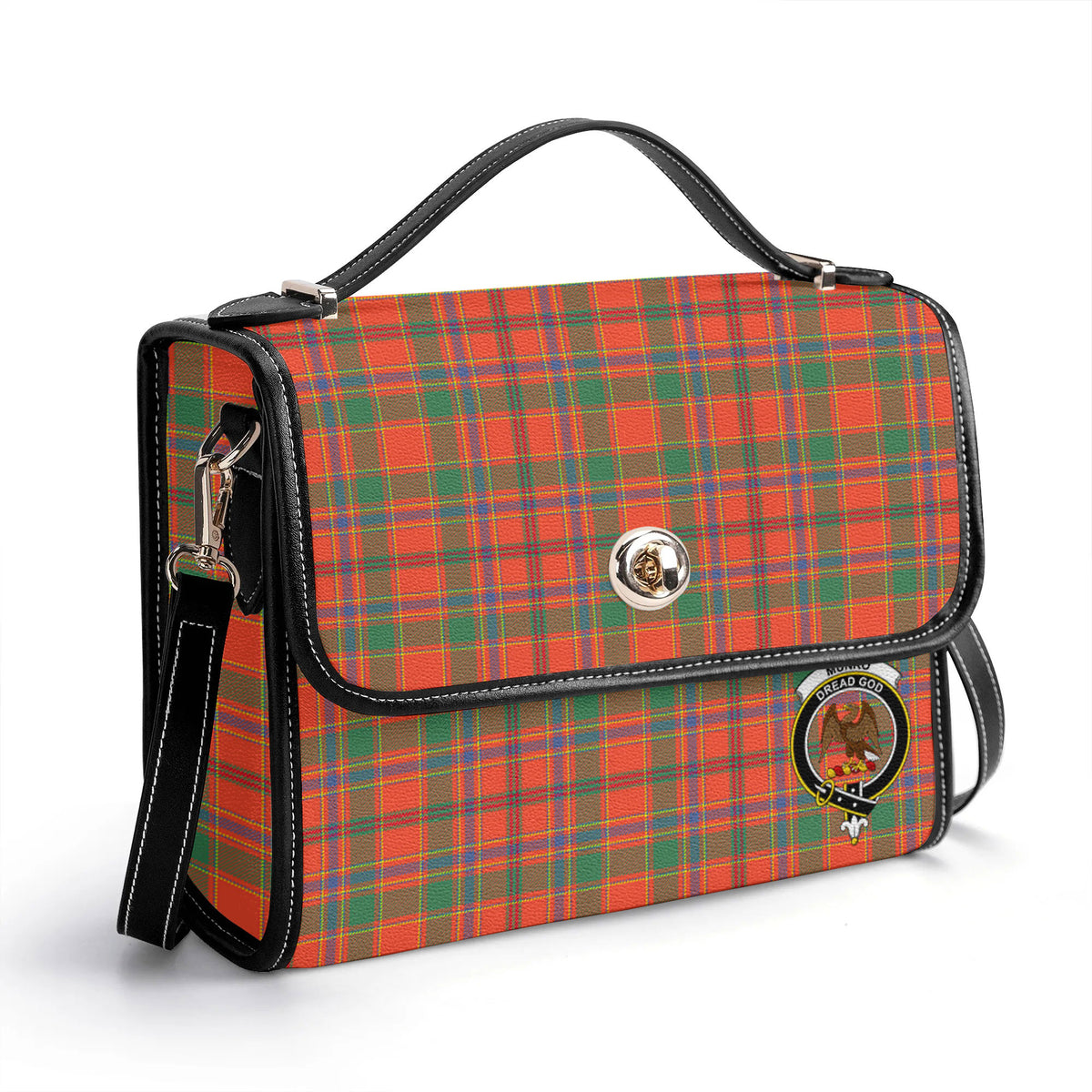 Munro Ancient Tartan Crest Satchel Bag