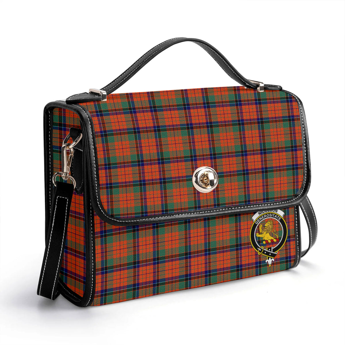 Nicolson Ancient Tartan Crest Satchel Bag