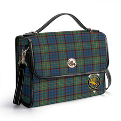 Nicolson Hunting Ancient Tartan Crest Satchel Bag