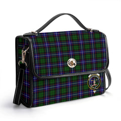 Russell Modern Tartan Crest Satchel Bag