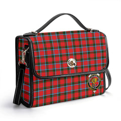 Sinclair Modern Tartan Crest Satchel Bag