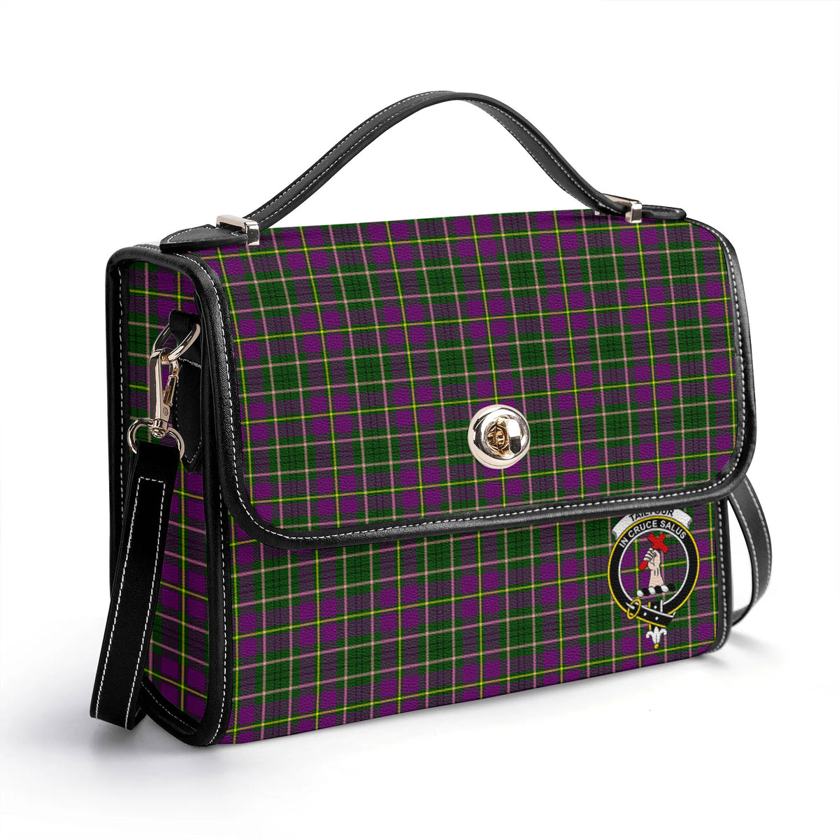 Tailyour (or Taylor) Tartan Crest Satchel Bag
