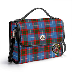Trotter Tartan Crest Satchel Bag