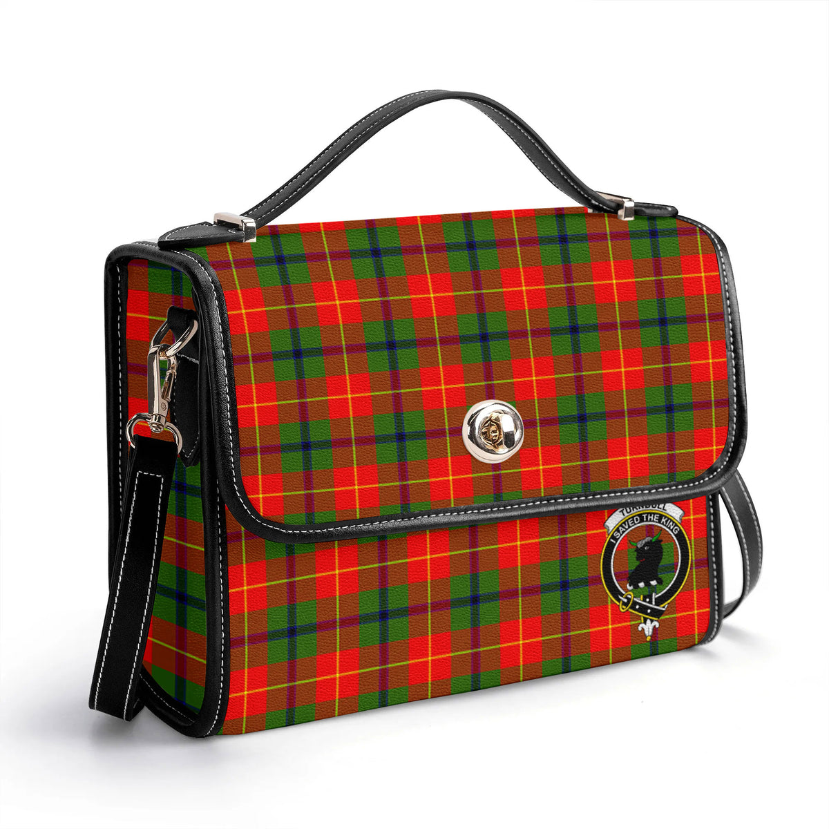 Turnbull Dress Tartan Crest Satchel Bag