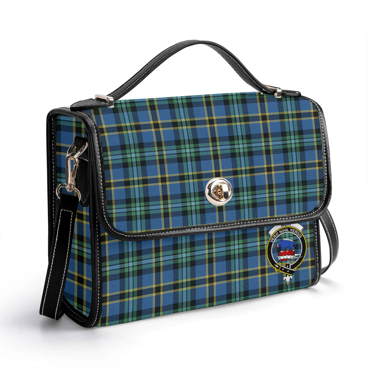 Weir Ancient Tartan Crest Satchel Bag