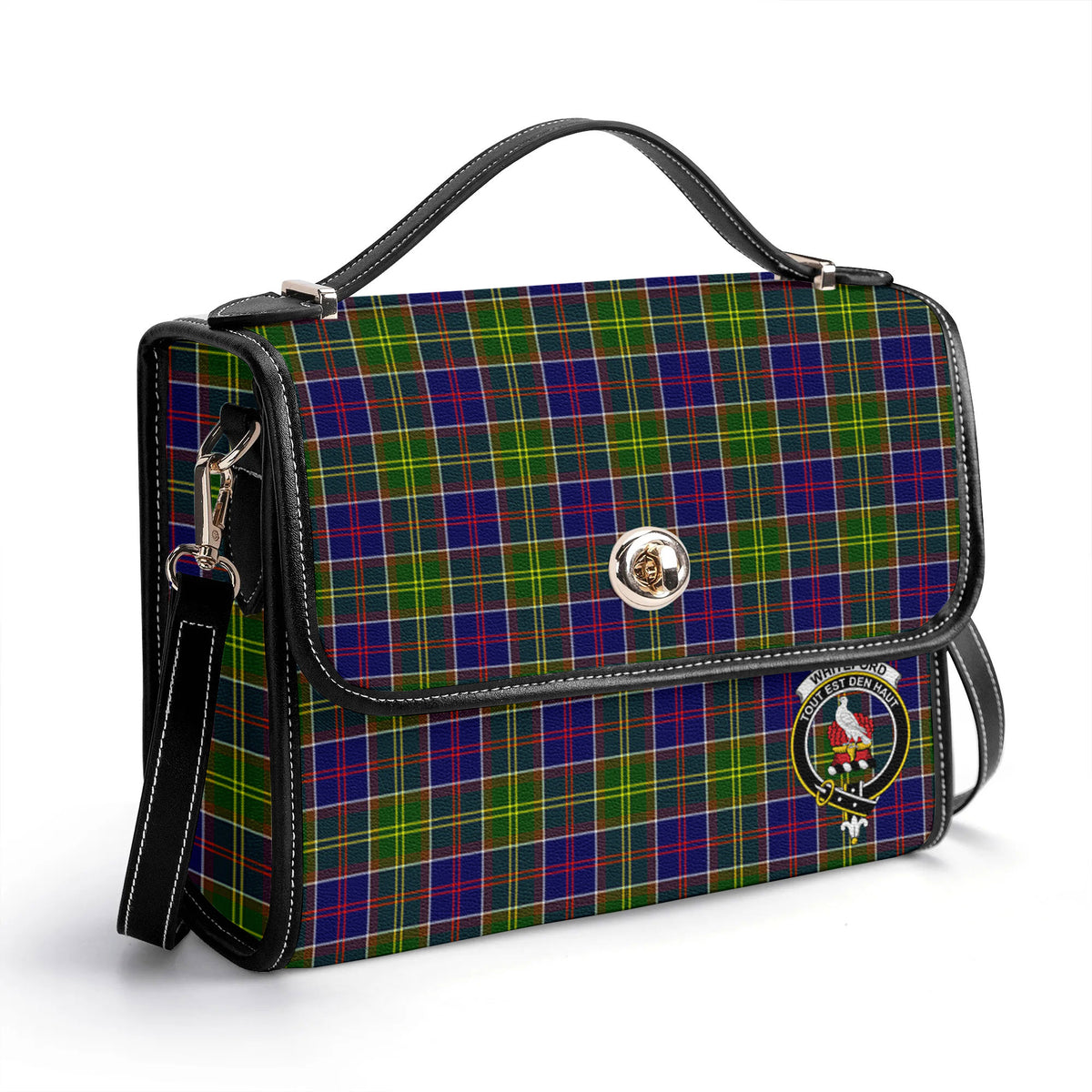 Whiteford Tartan Crest Satchel Bag