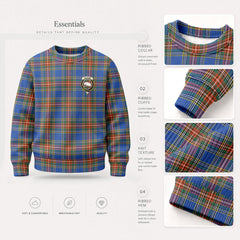 Bethune Ancient Tartan Crest Sweater
