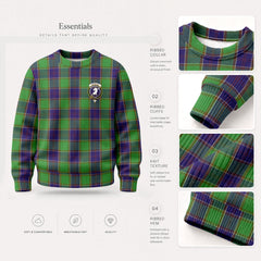 Colville Tartan Crest Sweater
