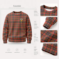 Cumming Hunting Weathered Tartan Crest Sweater