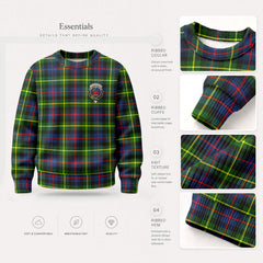 Farquharson Modern Tartan Crest Sweater