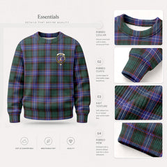 Guthrie Modern Tartan Crest Sweater