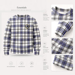 Hannay Modern Tartan Crest Sweater