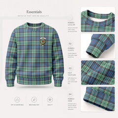 Leslie Hunting Ancient Tartan Crest Sweater