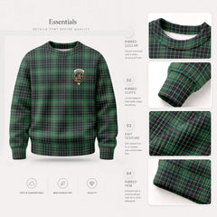 MacAuley Hunting Ancient Tartan Crest Sweater