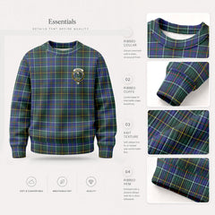 MacInnes Modern Tartan Crest Sweater