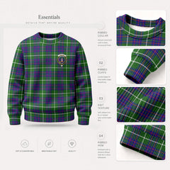 MacIntyre Hunting Modern Tartan Crest Sweater