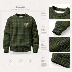 MacLean Hunting Tartan Crest Sweater