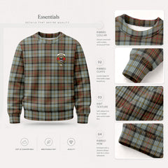 MacLeod of Harris Weathered Tartan Crest Sweater