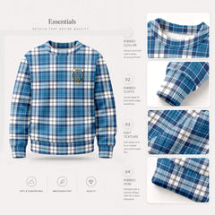 Roberton Tartan Crest Sweater