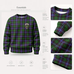 Russell Modern Tartan Crest Sweater