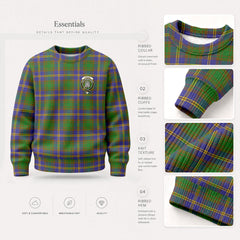 Strang (or Strange) Tartan Crest Sweater
