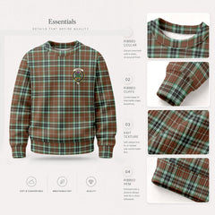 Thomson Hunting Modern Tartan Crest Sweater