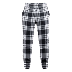 MacFarlane Black - White Tartan Sweatpants