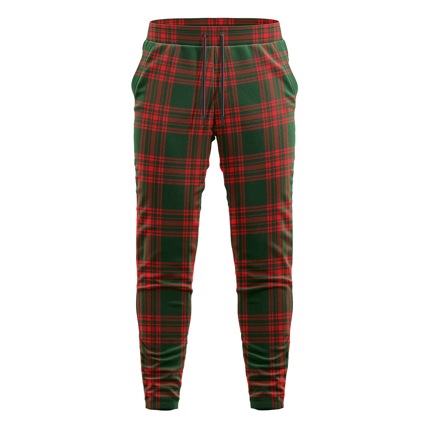 Menzies Green Modern Tartan Sweatpants