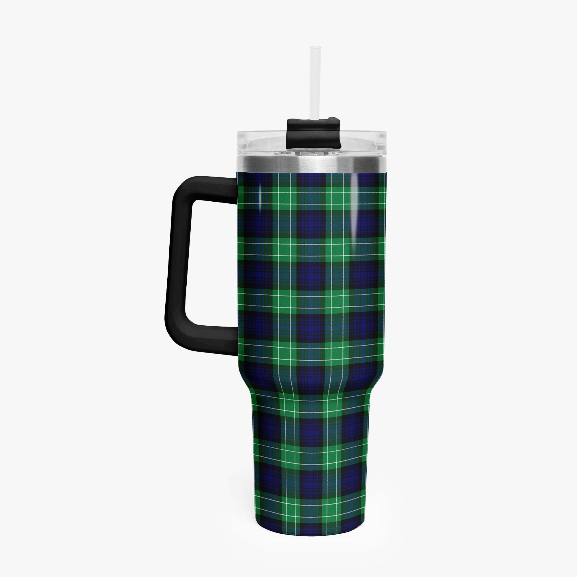 Abercrombie Tartan Crest 40 oz Insulated Tumbler with Handle
