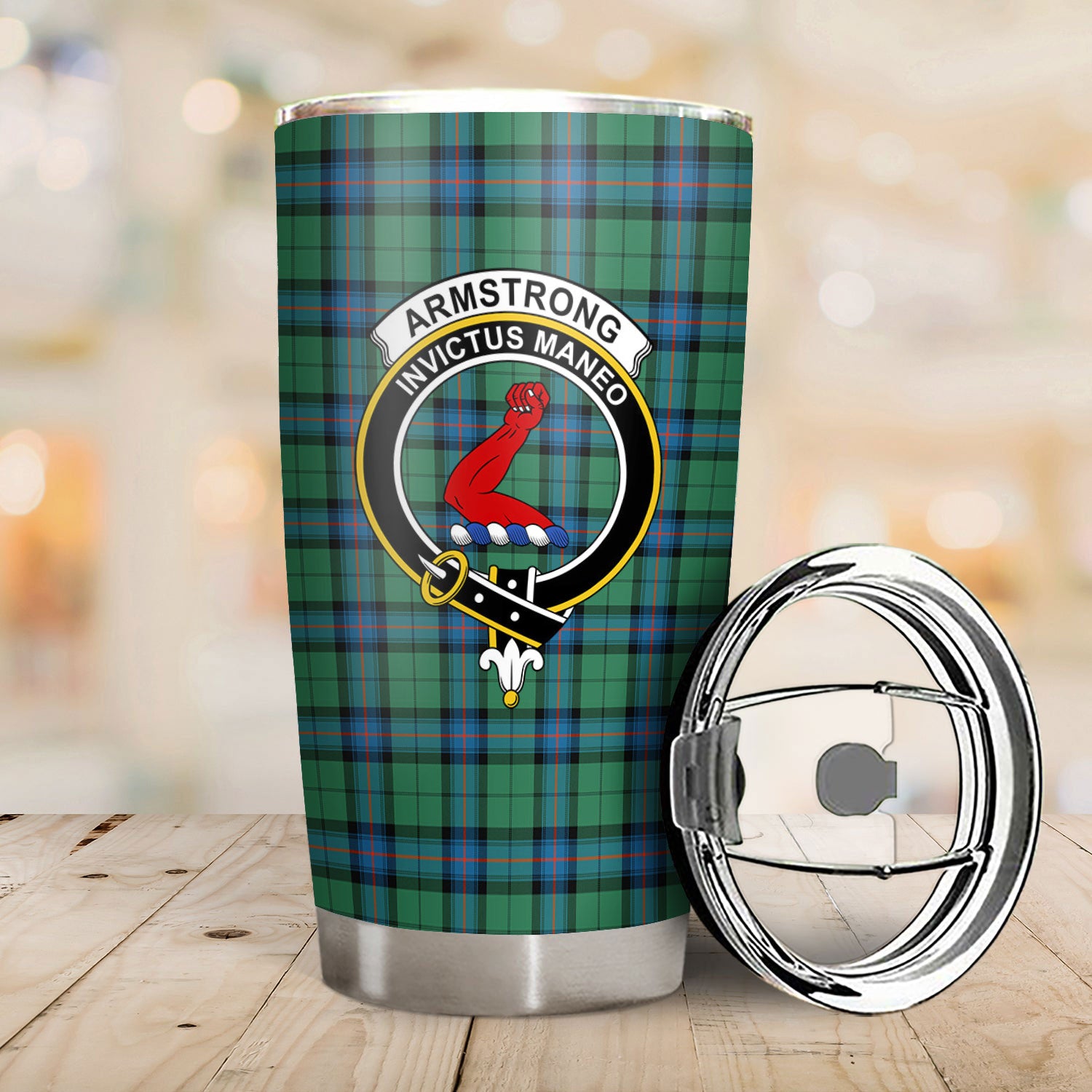 Armstrong Ancient Tartan Crest Tumbler