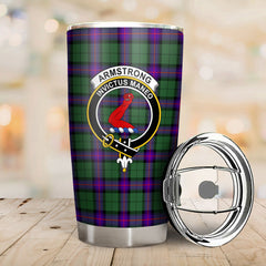 Armstrong Modern Tartan Crest Tumbler