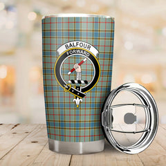 Balfour Modern Tartan Crest Tumbler