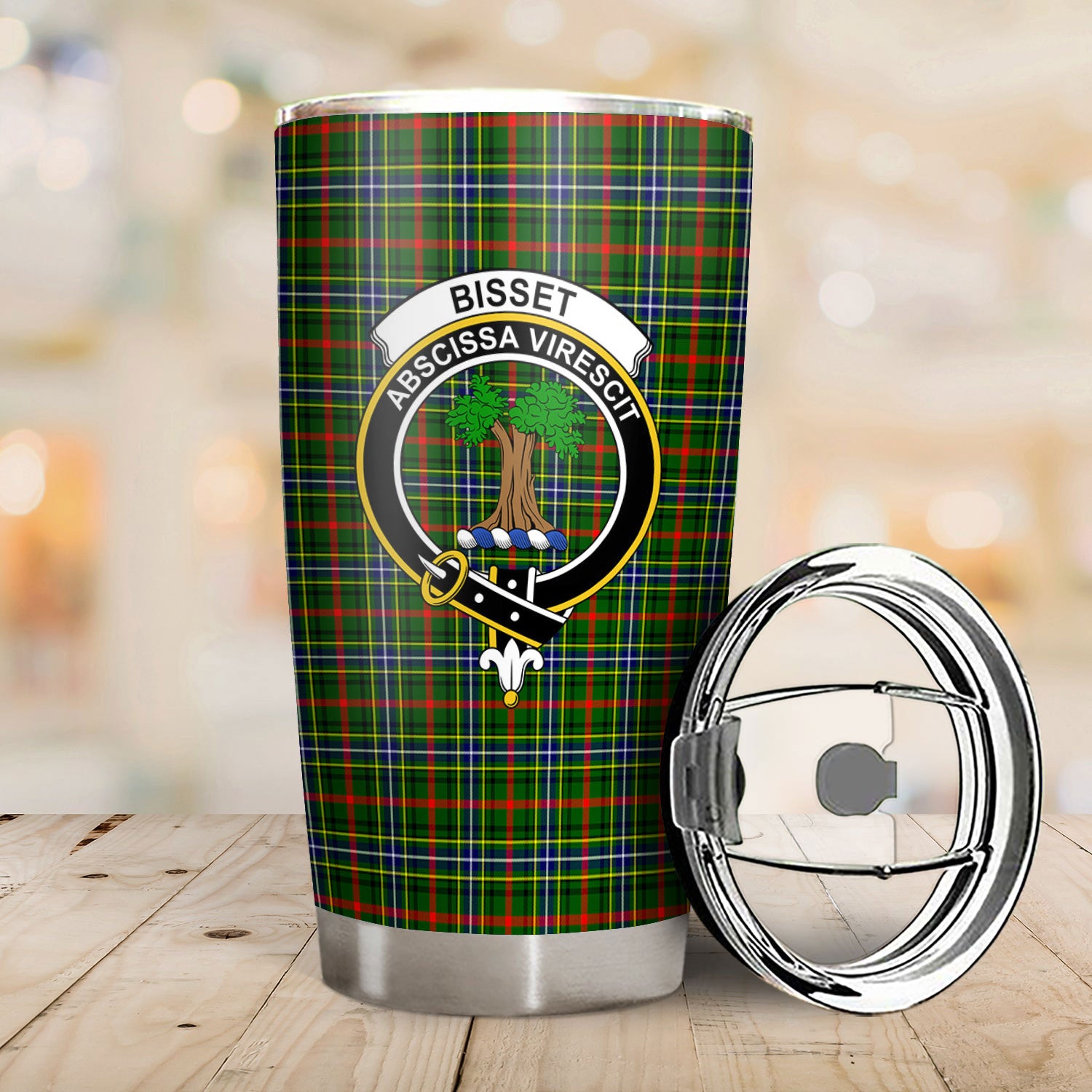 Bisset Tartan Crest Tumbler