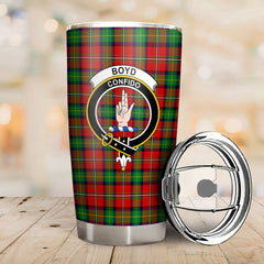 Boyd Modern Tartan Crest Tumbler