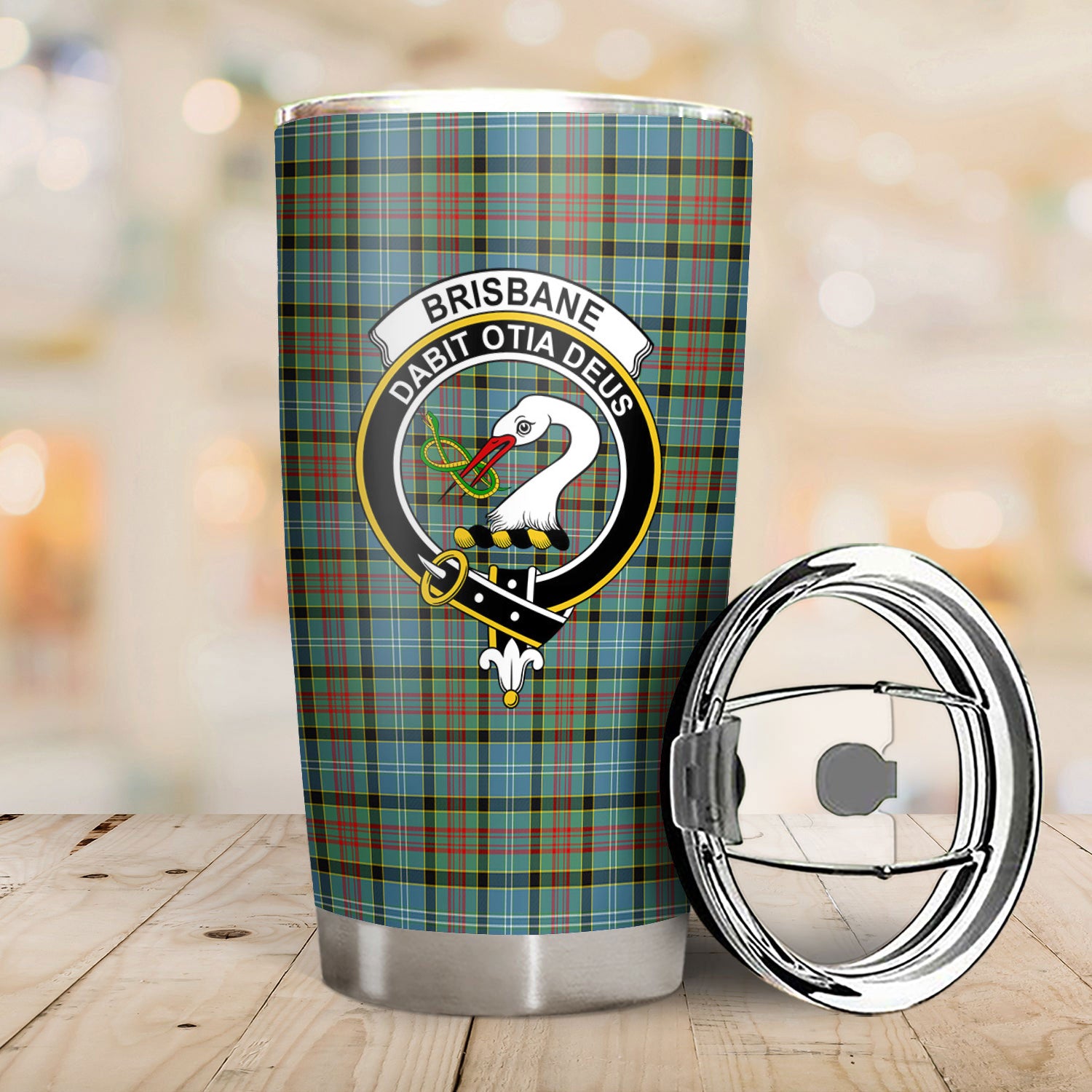 Brisbane Tartan Crest Tumbler