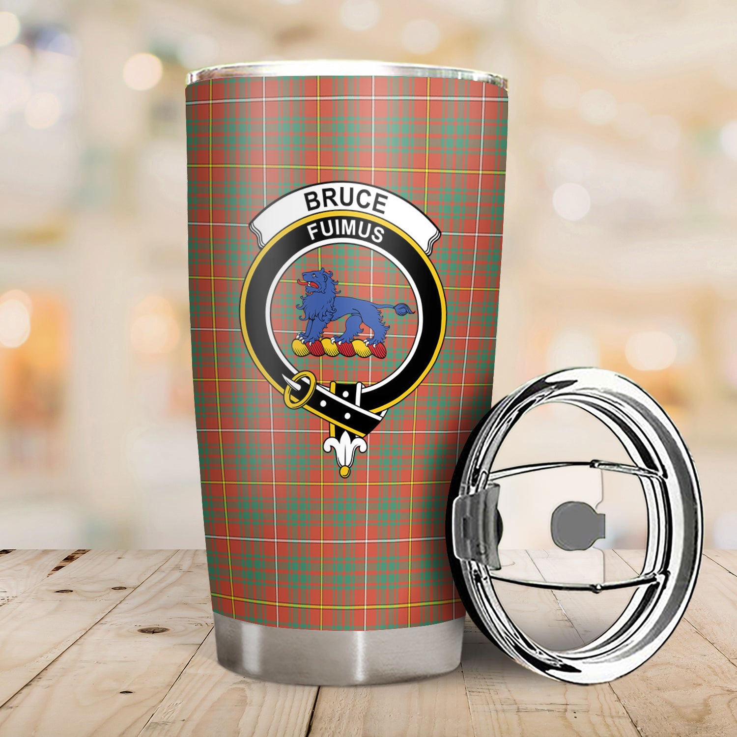 Bruce Ancient Tartan Crest Tumbler