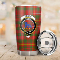 Bruce Modern Tartan Crest Tumbler